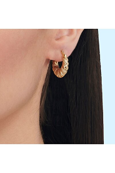 Altınbaş Altın Halka Küpe