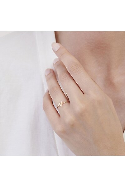 Altınbaş Altın V Harfli Yüzük