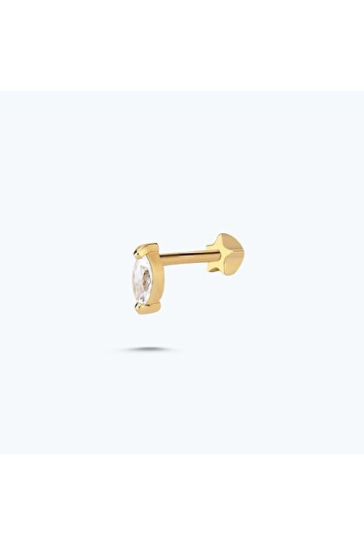 Altınbaş Altın Tragus Taşlı Piercing
