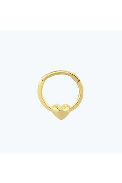 Altınbaş Gold Helix Heart Piercing
