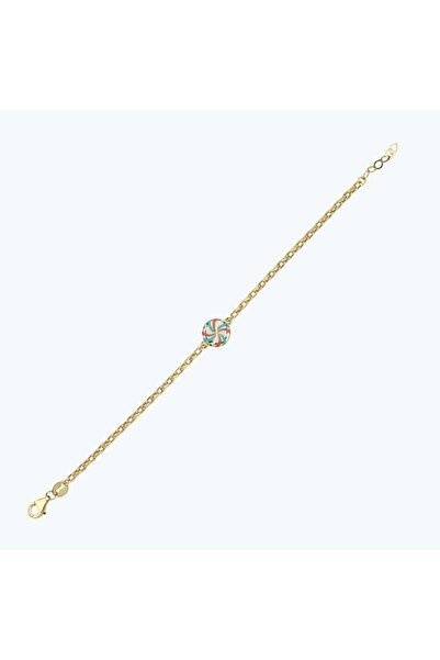 Altınbaş Altın Renkli Taşlı Bileklik