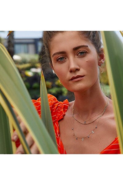 Altınbaş Kadın Altın Renkli Taşlı Küpe KPMK3034-24754