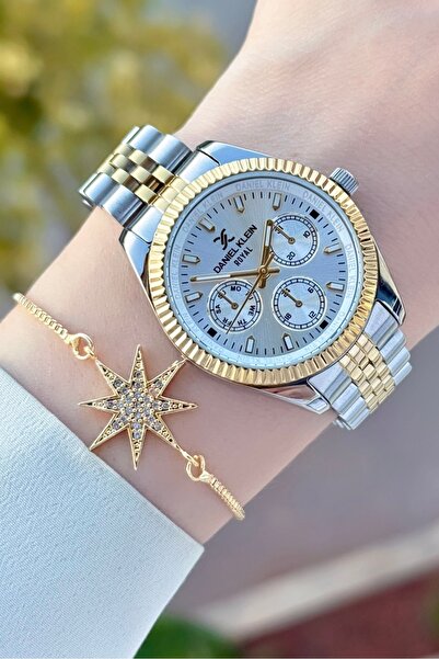 Daniel Klein Women's Wristwatch and Gift Bracelet