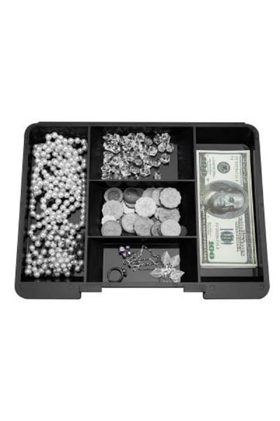 startech High Quality Sturdy Flat Key Cash Box Black