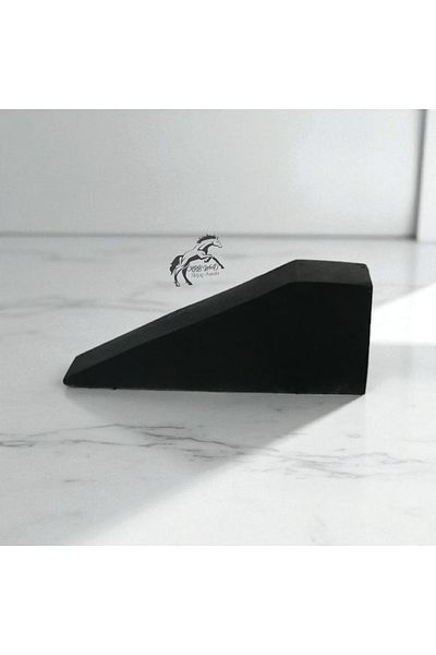 Krb Ahsap 3 Pieces Black Door Stopper, Door Stopper, Wooden Door Wedge, Wooden Wedge