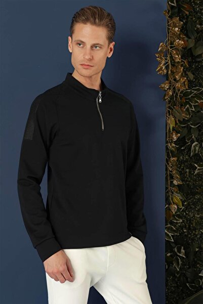 Efor Swt 012 Swea Slim Fit Lacivert Spor 47 - Sweatshırt