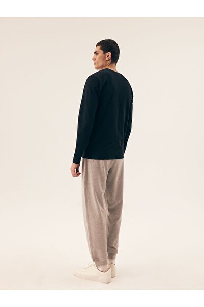 Henderson Men's Long Sleeve T-shirt Set 2-pack Cotton & Elastane Mix Everyday Comfort | Move