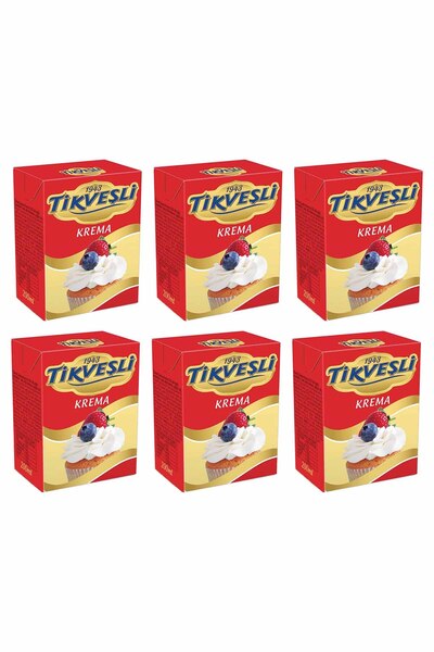 Tikveşli Tikveşli %32 Yağlı Krema 6x200 ML