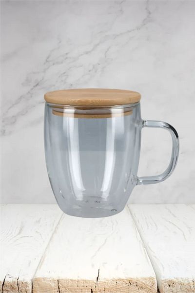 Parfait Double Wall Capuccino Mug with Cover