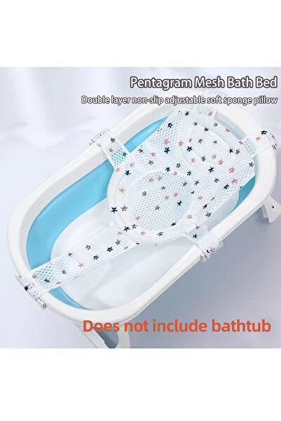 Choice وسادة دعم مقعد حمام الطفل من وايت ستار، قابلة للطي، ووسادة حوض استحمام وكرسي، ووسادة حوض استحمام للأطفال حديثي الولادة