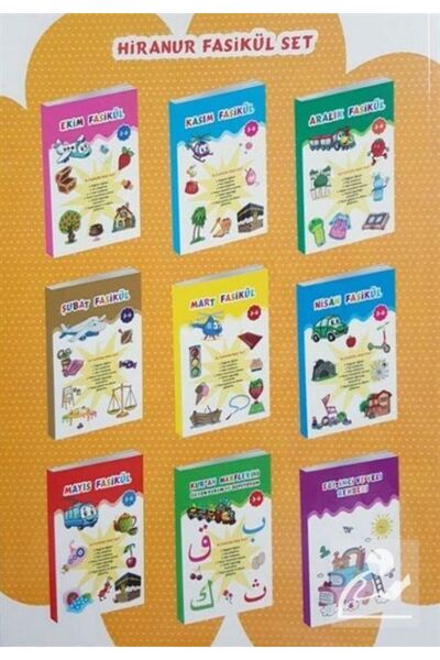 Kitap Kalbi Yayıncılık Hiranur Fasikül Set (12 Kitap Takım)