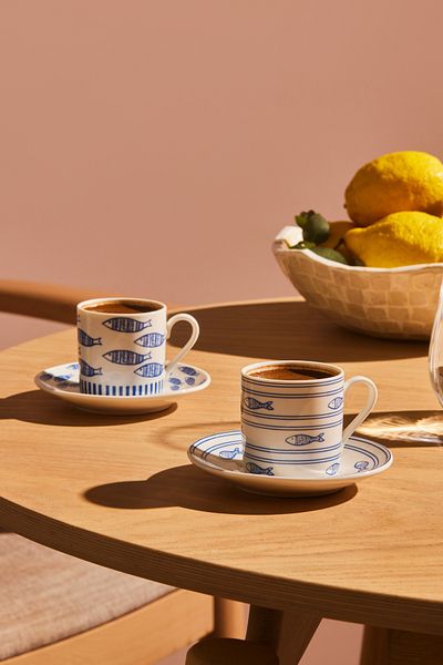 Karaca Ceașă de cafea Akya pentru 6 persoane 80 ml