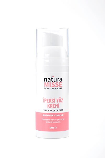 NaturaMisse İpeksi Yüz Kremi 50 Ml Niacinamide Squalen Doğal Kemlendirici Krem