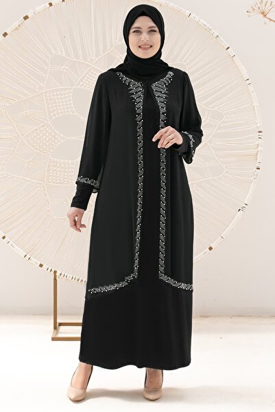 Fahima Βραδινό φόρεμα Adalya Μαύρο FHM838