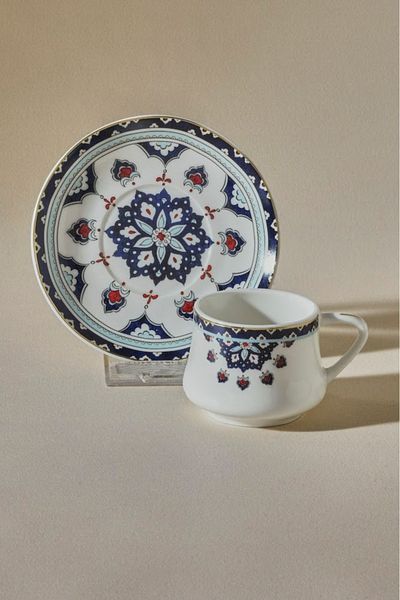 Karaca Bade 6 Person Coffee Cup 85 ml