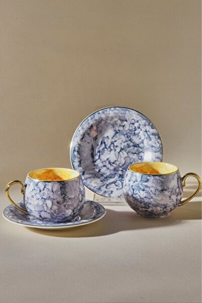 Karaca Gloss Double 2 Kişilik Kahve Fincanı Takımı 150 ml