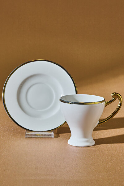 Karaca Serpil 6 Kişilik Kahve Fincan Takımı 100 ml Gold