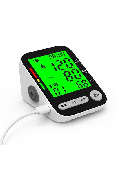 Choice High Accurate Rechargeable Digital Sphygmomanometer Bp Monitors Electronic Tonometer Arm Cuff Blo...