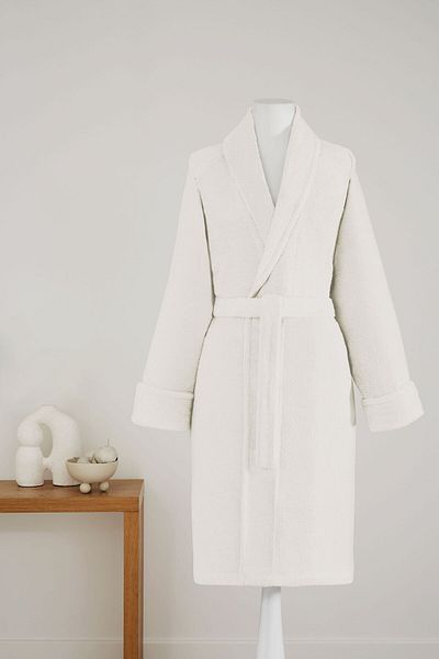 Özdilek Sadem Organic Pine Shawl Collar Bathrobe