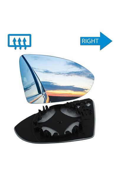 Choice For Vw Golf Mk7 2012-19 Right Wing Mirror Glass Heated Convex Upper