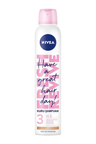 NIVEA Fresh Active Kuru Şampuan 3 N 1