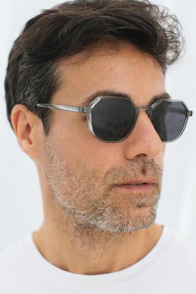 Bilge Karga Sezar Grey Black Erkek Güneş Gözlüğü