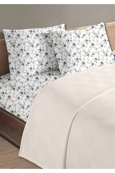 HomeBerry 100% Cotton Lidia Pink Single Pique Set 160 X 230 cm