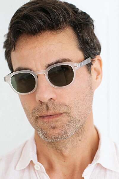 Bilge Karga Ryan Matt Clear Green Sunglasses for Men