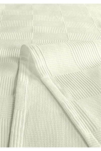 HomeBerry 100% Cotton Lidia Cream Single Pique Set 160 X 230 cm