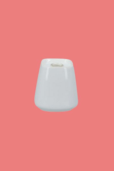 New Power 1-Hole Salt Shaker White 6.5cm