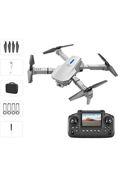 SkyPilot E88 Pro Ekranlı Uzaktan Kumandalı Taşıma Çantalı Kameralı Drone