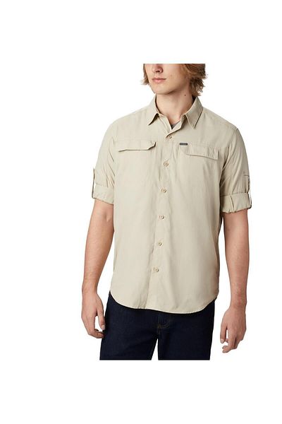 Columbia Ao0651 Silver Ridge 2.0 - Απολιθωμένο μπεζ μακρυμάνικο πουκάμισο