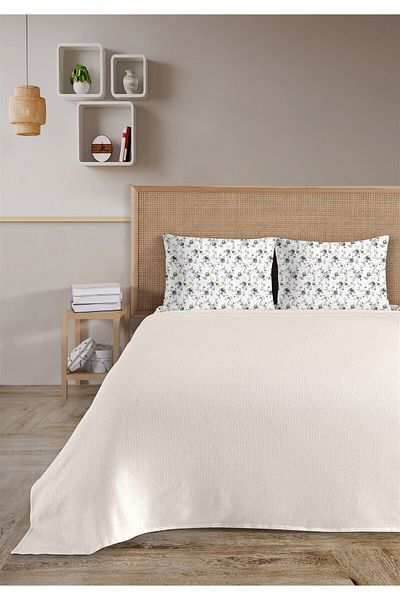 HomeBerry 100% Cotton Medusa Pink Single Pique Set 160 X 230 cm