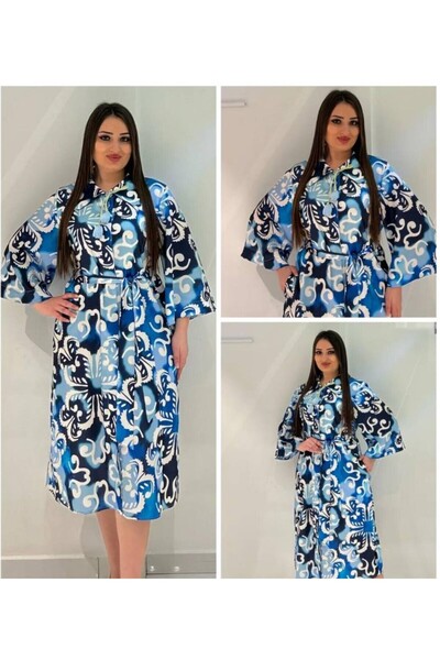 DE WHITES ΦΟΡΕΜΑ ΜΕΓΑΛΟΥ ΜΕΓΕΘΟΥΣ ΜΕ ΣΤΑΥΡΩΜΕΝΟ ΣΧΕΔΙΟ ΚΑΙ ΖΩΝΗ