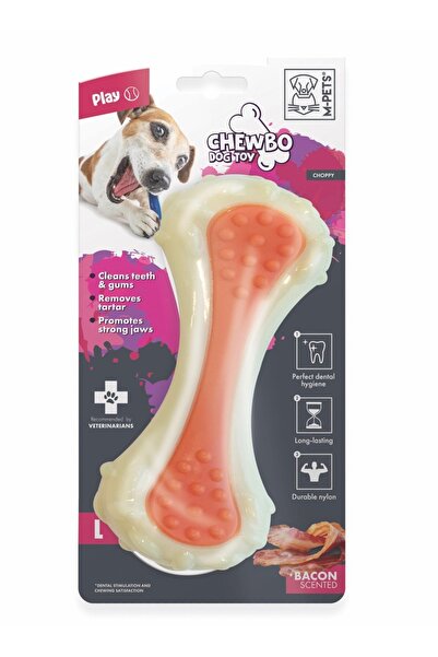 M-PETS لعبة تشيبو تشوبى دينتال للكلاب بنكهة (L)