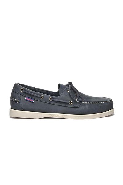 Sebago Docksides Portland Crazy H Men's Shoes - Navy Blue 70015h0-908