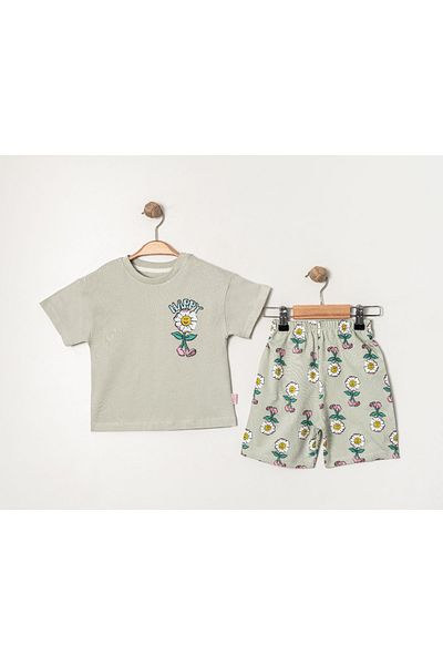 e-çocuk Happy Papatya 2 Piece Girl's Suit 4850