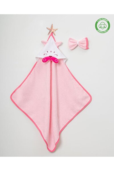 ankibaby %100 Pamuk Kedili Silgi Havlu - Banyo Lifi Hediyelidir!