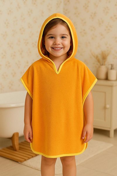 Ender Home Hooded Cotton Towel for Boys Girls - Sea, Beach, Pool Children's Poncho