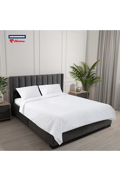 Heinner Home HOTEL BED LINEN, KING SIZE, DAMASK