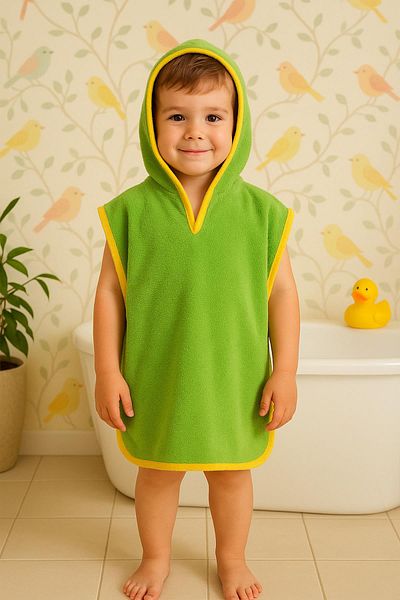 Ender Home Hooded Cotton Towel for Boys Girls - Sea, Beach, Pool Children's Poncho