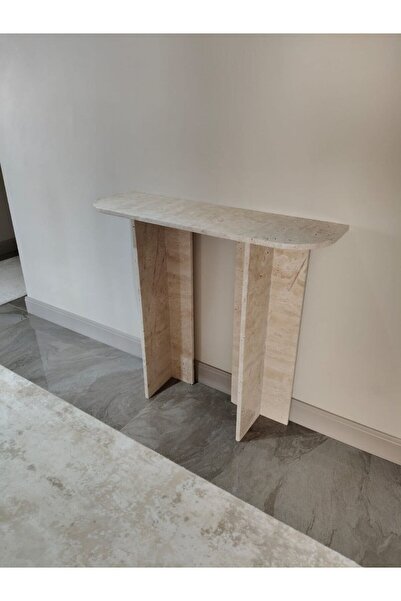 adomarmarblehandmadeandluxury Adomar Tetra Traverten Dresuar, Özel Ölçü, Merm...