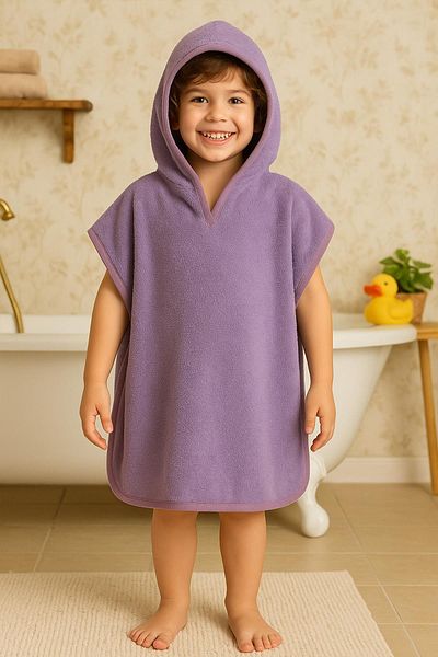 Ender Home Hooded Cotton Towel for Boys Girls - Sea, Beach, Pool Children's Poncho