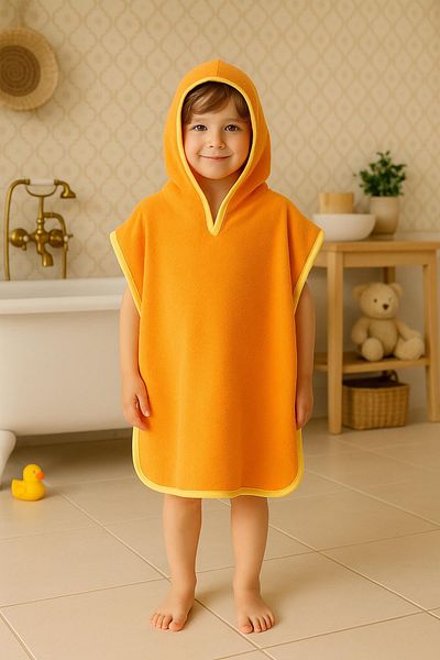 Ender Home Hooded Cotton Towel for Boys Girls - Sea, Beach, Pool Children's Poncho