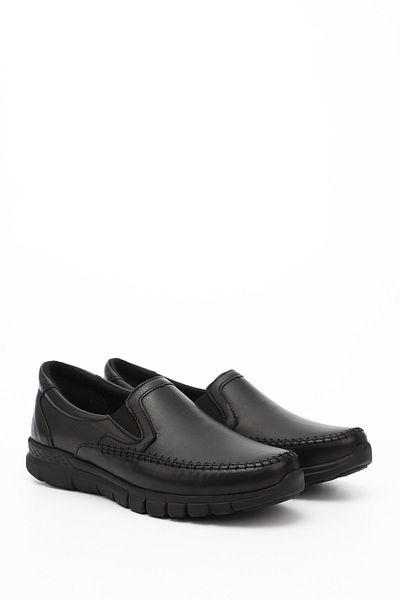 GÖNDERİ(R) Women/Girls Black Genuine Leather Comfort Shoes