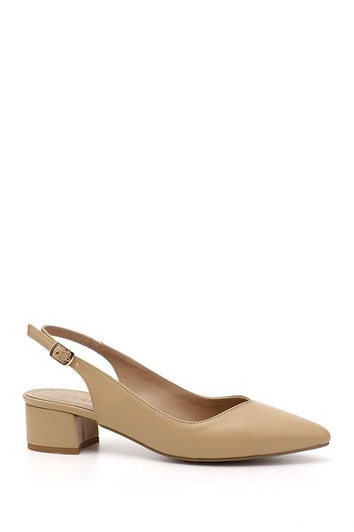 GÖNDERİ(R) Women/Girls Nude Pointed Toe Slingback Shoes