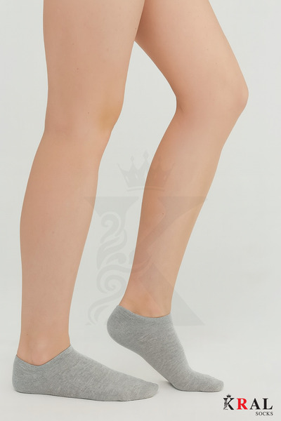 KRAL SOCKS 8 Pieces - 8 Pairs of Cotton Anti-Sweat Summer Invisible Socks Set for Women and Men