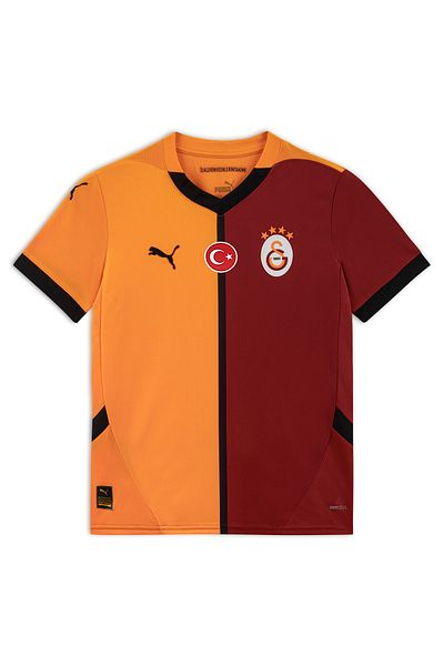 Puma Galatasaray 2024-25 Iç Saha Parçalı Çocuk Kırmızı Futbol Forması