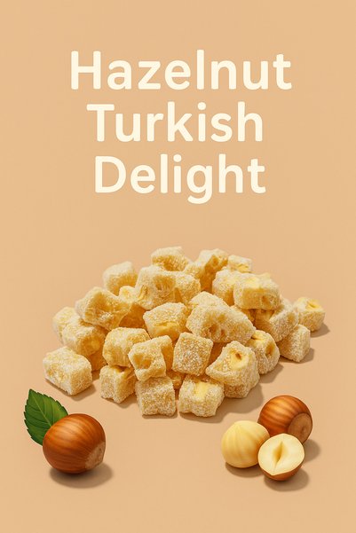 Şener 1 kg Glucose Free Double Roasted Turkish Delight - Nut Coconut Snack
