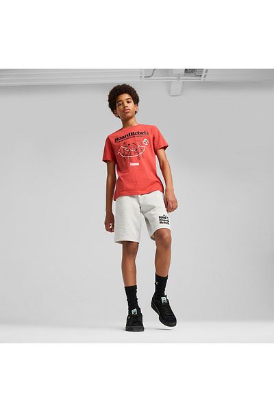 Puma Mid 90S Graphic I Kids Red Round Neck T-Shirt